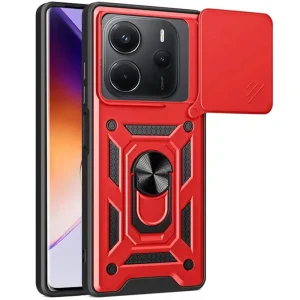 Колір: Червоний - Чохол Camshield Serge Ring для Xiaomi Redmi Note 14 4G Red