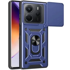 Колір: Синій - Чохол Camshield Serge Ring для Xiaomi Redmi Note 14 4G Blue