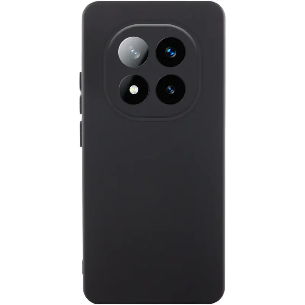 Чохол Silicone Cover Lakshmi Full Camera (AA) для Xiaomi Redmi Note 14 Pro 4G/5G Black