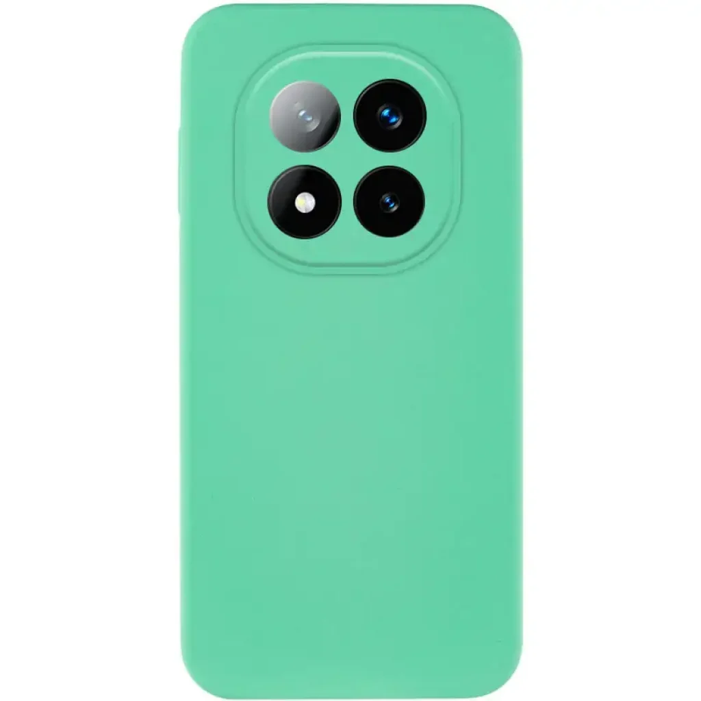 Чохол Silicone Cover Lakshmi Full Camera (AA) для Xiaomi Redmi Note 14 Pro 4G/5G Mint