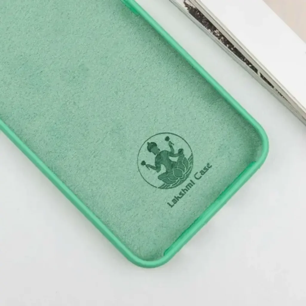 Чохол Silicone Cover Lakshmi Full Camera (AA) для Xiaomi Redmi Note 14 Pro 4G/5G Mint