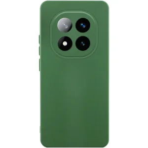 Колір: Зелений - Чохол Silicone Cover Lakshmi Full Camera (AA) для Xiaomi Redmi Note 14 Pro 4G/5G Dark Green