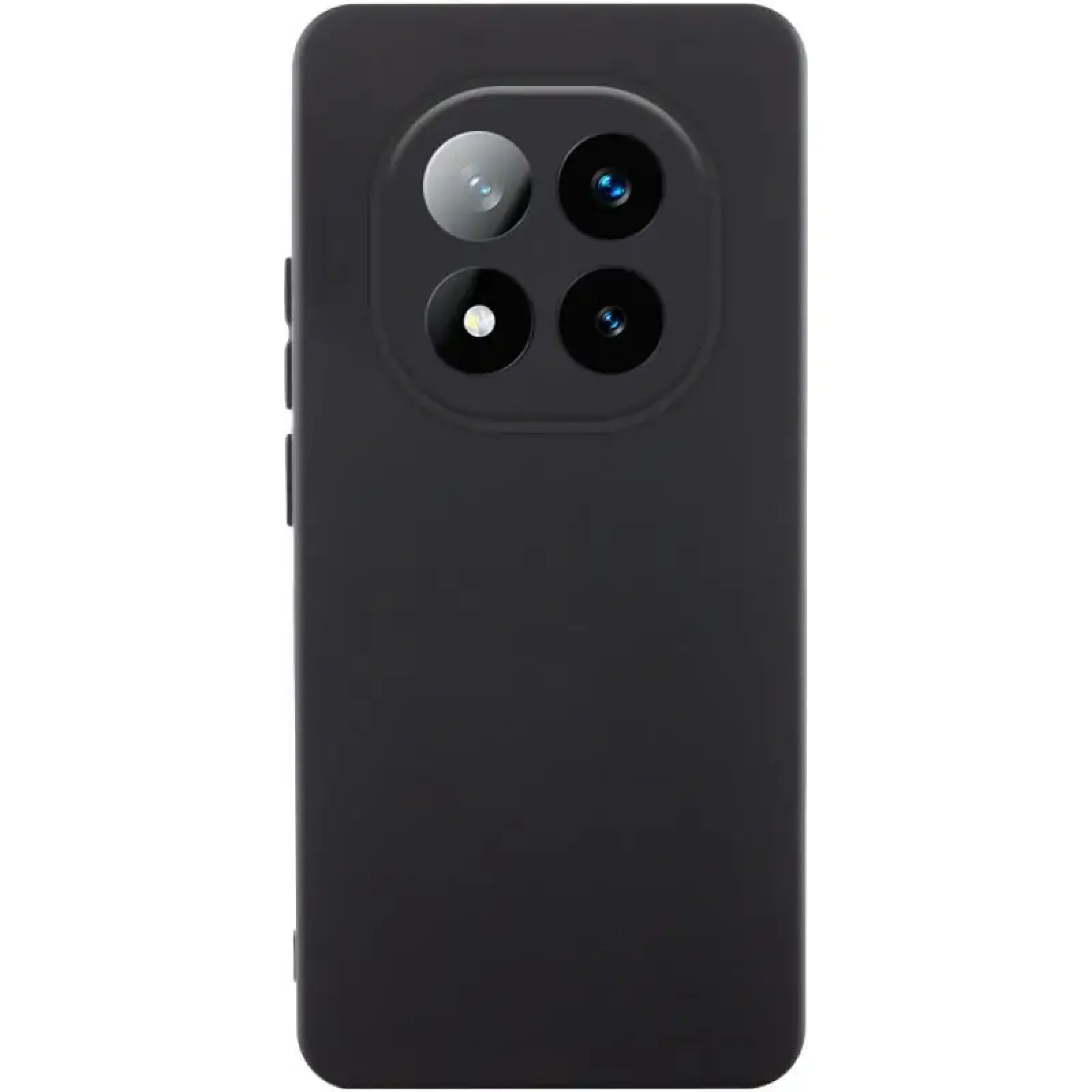 Чохол TPU GETMAN Liquid Silk Full Camera для Xiaomi Redmi Note 14 Pro 4G Black