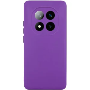 Чохол TPU GETMAN Liquid Silk Full Camera для Xiaomi Redmi Note 14 Pro 4G Purple