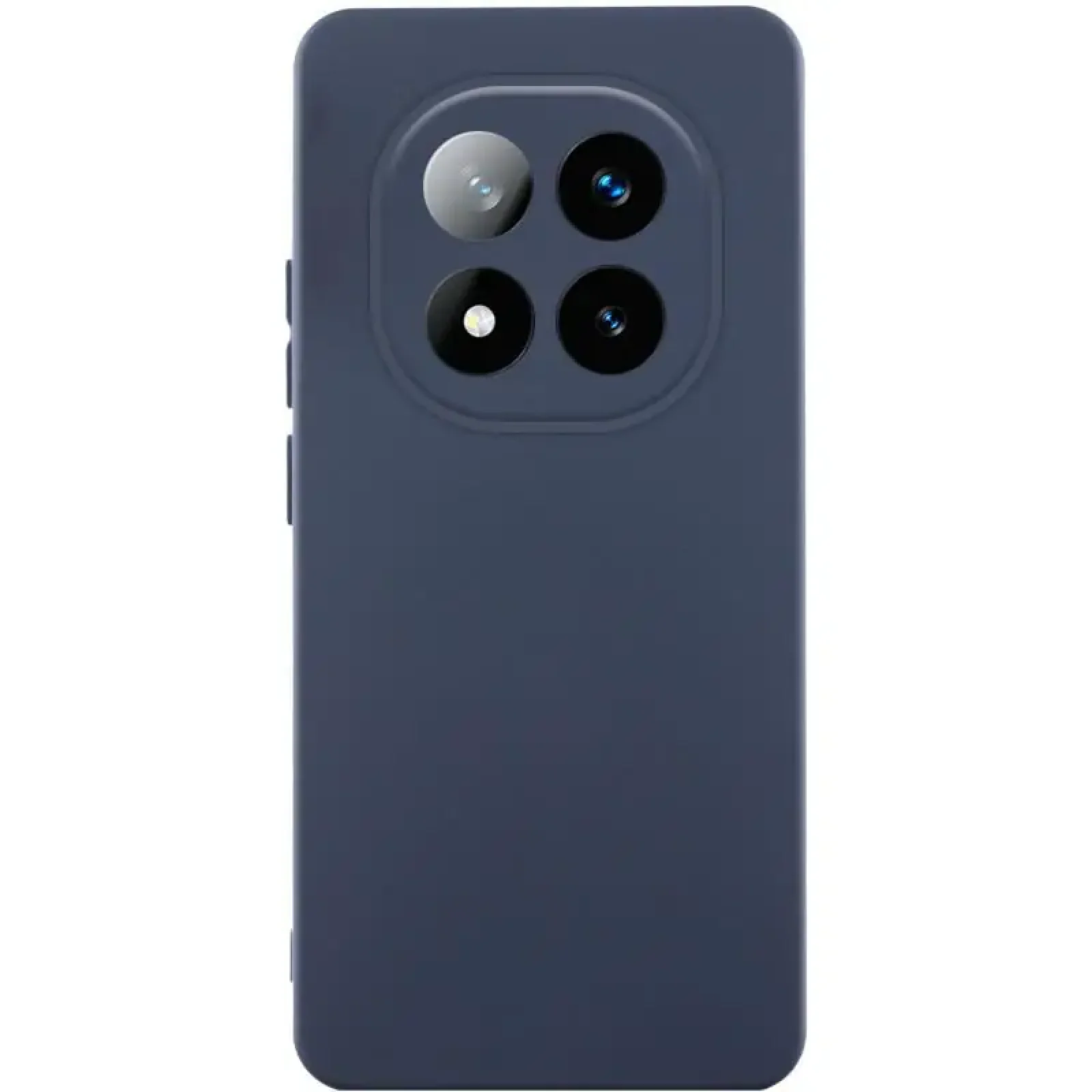 Чохол TPU GETMAN Liquid Silk Full Camera для Xiaomi Redmi Note 14 Pro 4G Midnight Blue