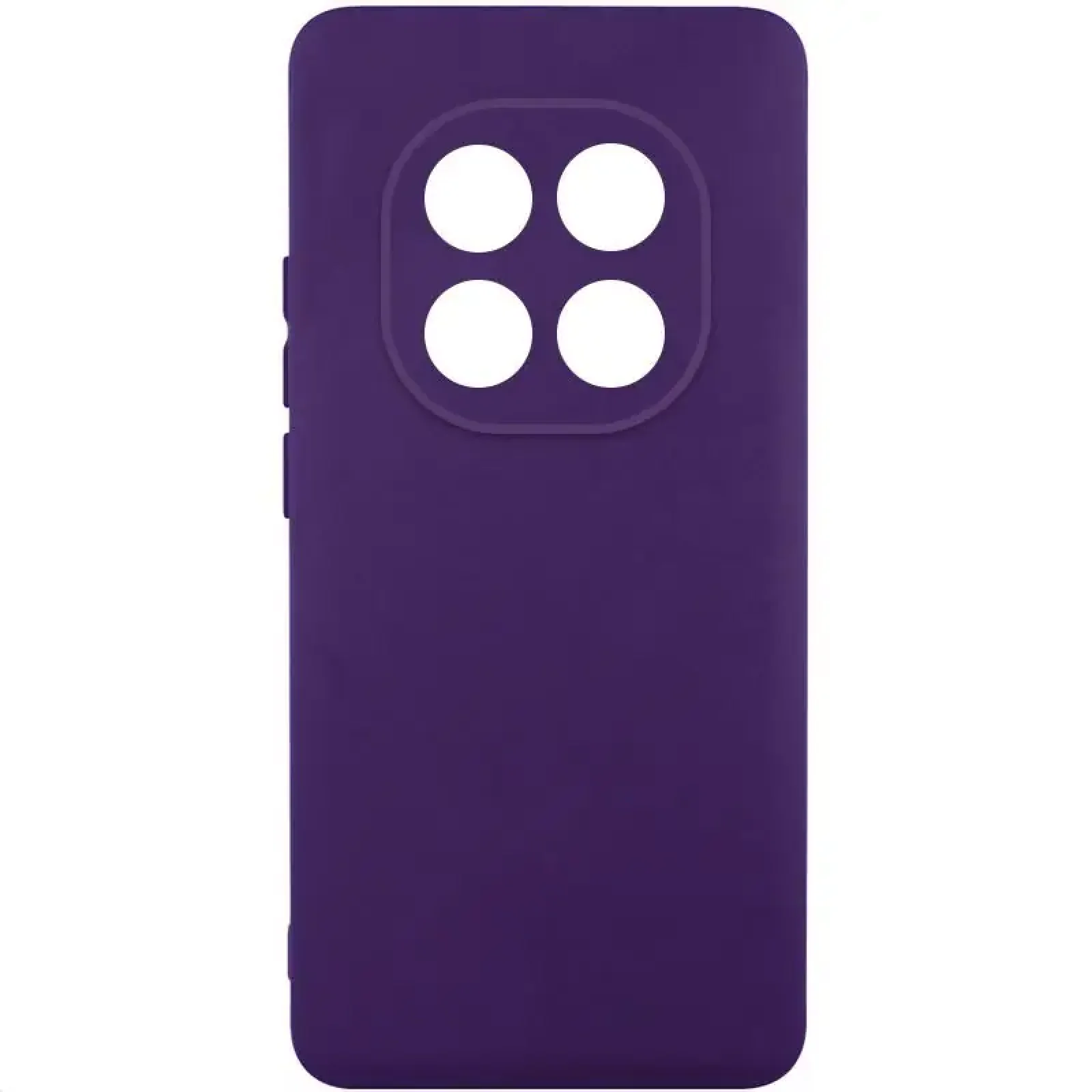 Чохол TPU GETMAN Liquid Silk Full Camera для Xiaomi Redmi Note 14 Pro 4G Dark Purple