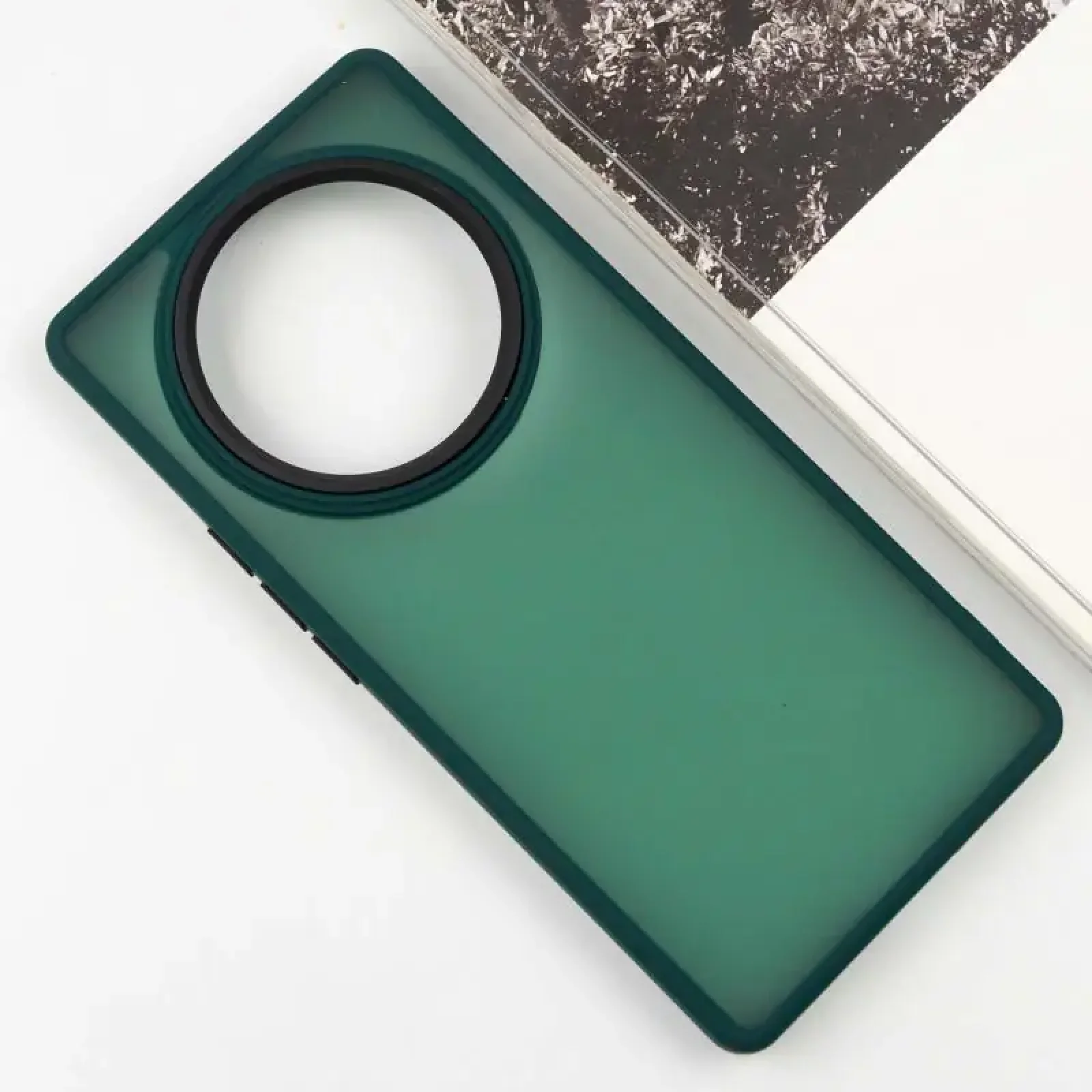 Чехол TPU+PC Lyon Frosted для Xiaomi Redmi Note 14 Pro 4G Green