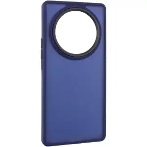 Цвет: Синий - Чехол TPU+PC Lyon Frosted для Xiaomi Redmi Note 14 Pro 4G Navy Blue