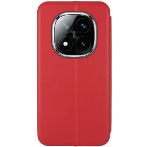 Чехол Classy PU Case для Xiaomi Redmi Note 14 Pro 4G Red