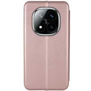 Чехол Classy PU Case для Xiaomi Redmi Note 14 Pro 4G Rose Gold