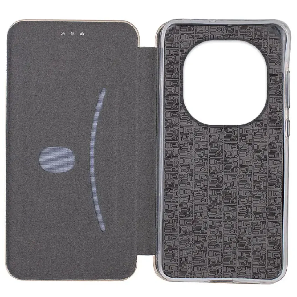Чехол Classy PU Case для Xiaomi Redmi Note 14 Pro 4G Rose Gold