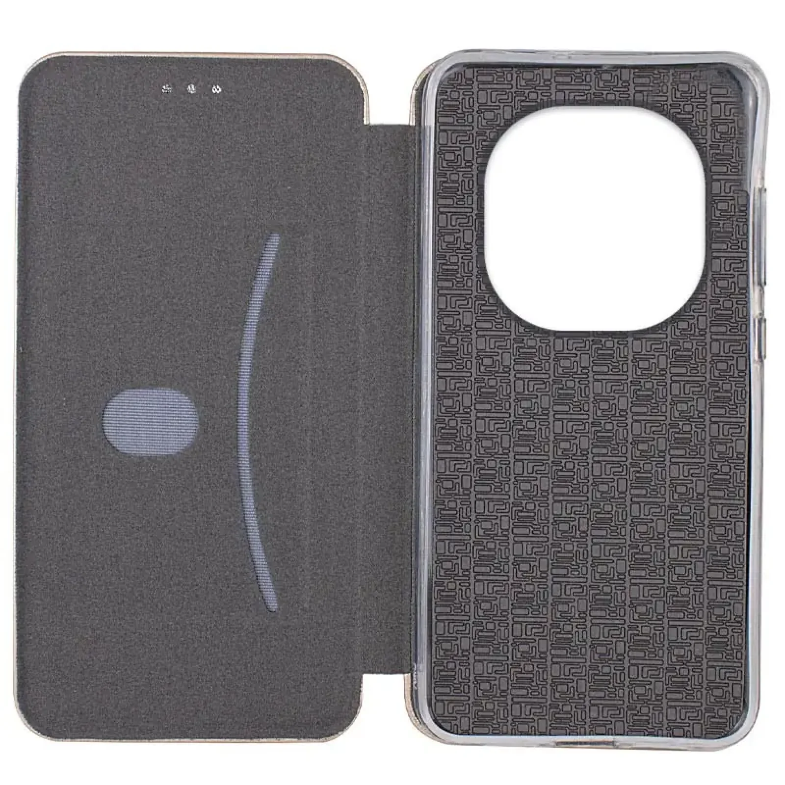 Чехол Classy PU Case для Xiaomi Redmi Note 14 Pro 4G Rose Gold