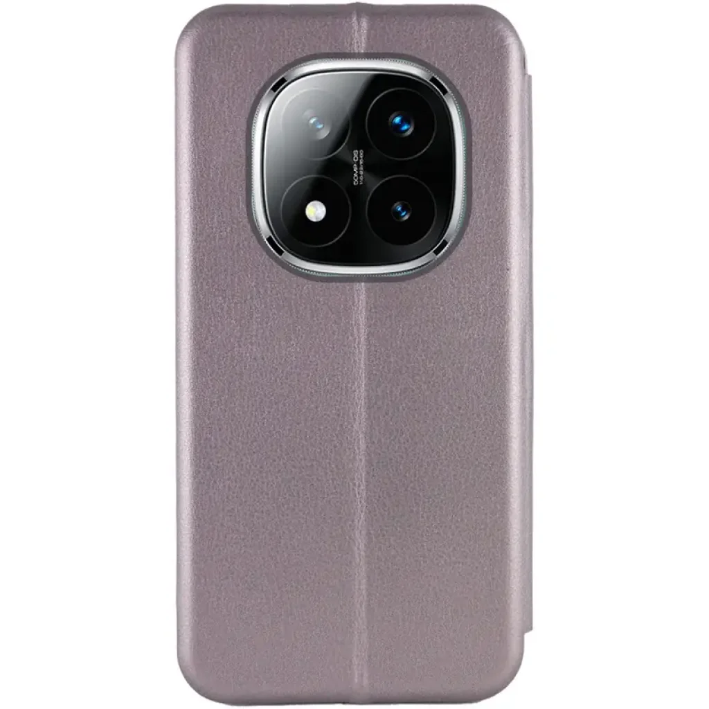 Чохол Classy PU Case для Xiaomi Redmi Note 14 Pro 4G Gray