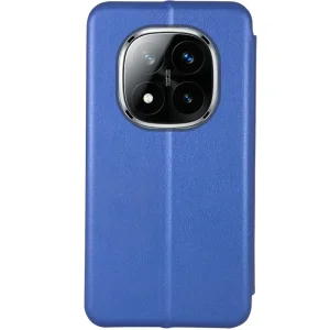 Чехол Classy PU Case для Xiaomi Redmi Note 14 Pro 4G Blue