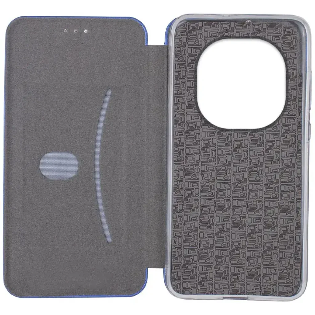 Чехол Classy PU Case для Xiaomi Redmi Note 14 Pro 4G Blue