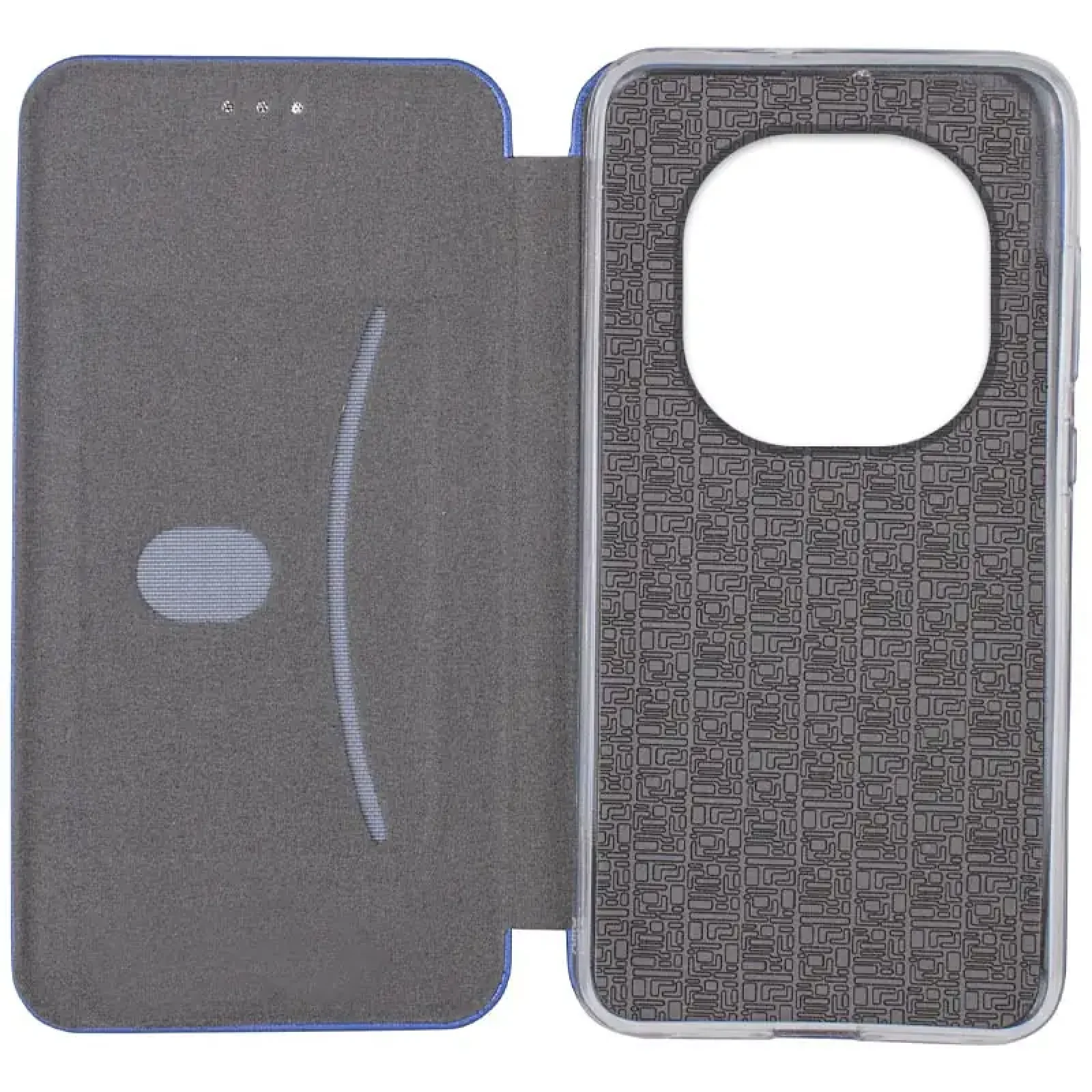 Чохол Classy PU Case для Xiaomi Redmi Note 14 Pro 4G Blue
