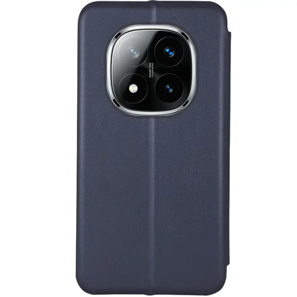 Чохол Classy PU Case для Xiaomi Redmi Note 14 Pro 4G Dark Blue