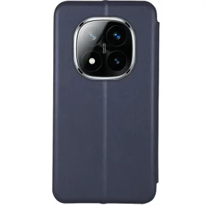 Чохол Classy PU Case для Xiaomi Redmi Note 14 Pro 4G Dark Blue