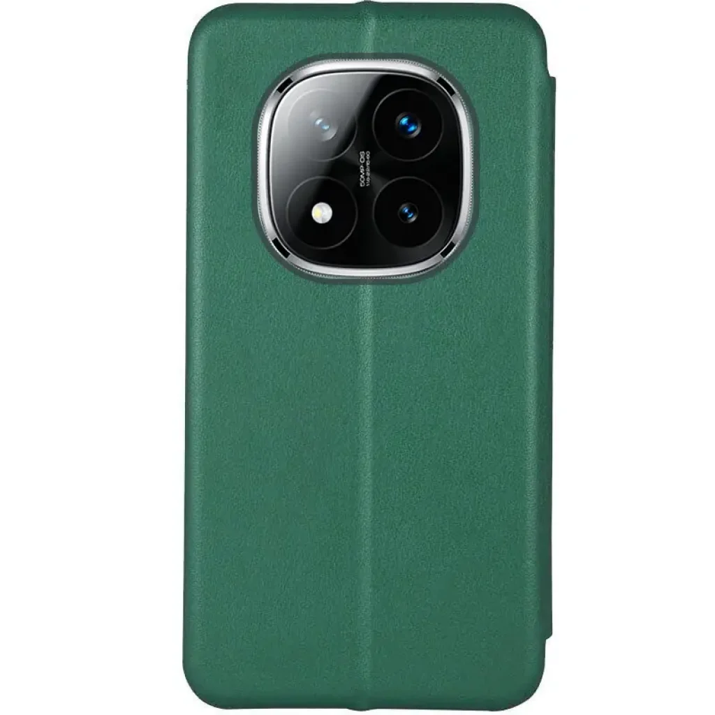 Чехол Classy PU Case для Xiaomi Redmi Note 14 Pro 4G Green