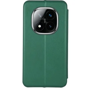 Чехол Classy PU Case для Xiaomi Redmi Note 14 Pro 4G Green