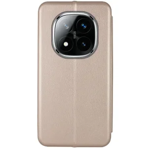 Чехол Classy PU Case для Xiaomi Redmi Note 14 Pro 4G Gold