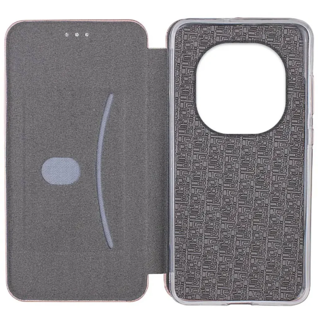 Чехол Classy PU Case для Xiaomi Redmi Note 14 Pro 4G Gold