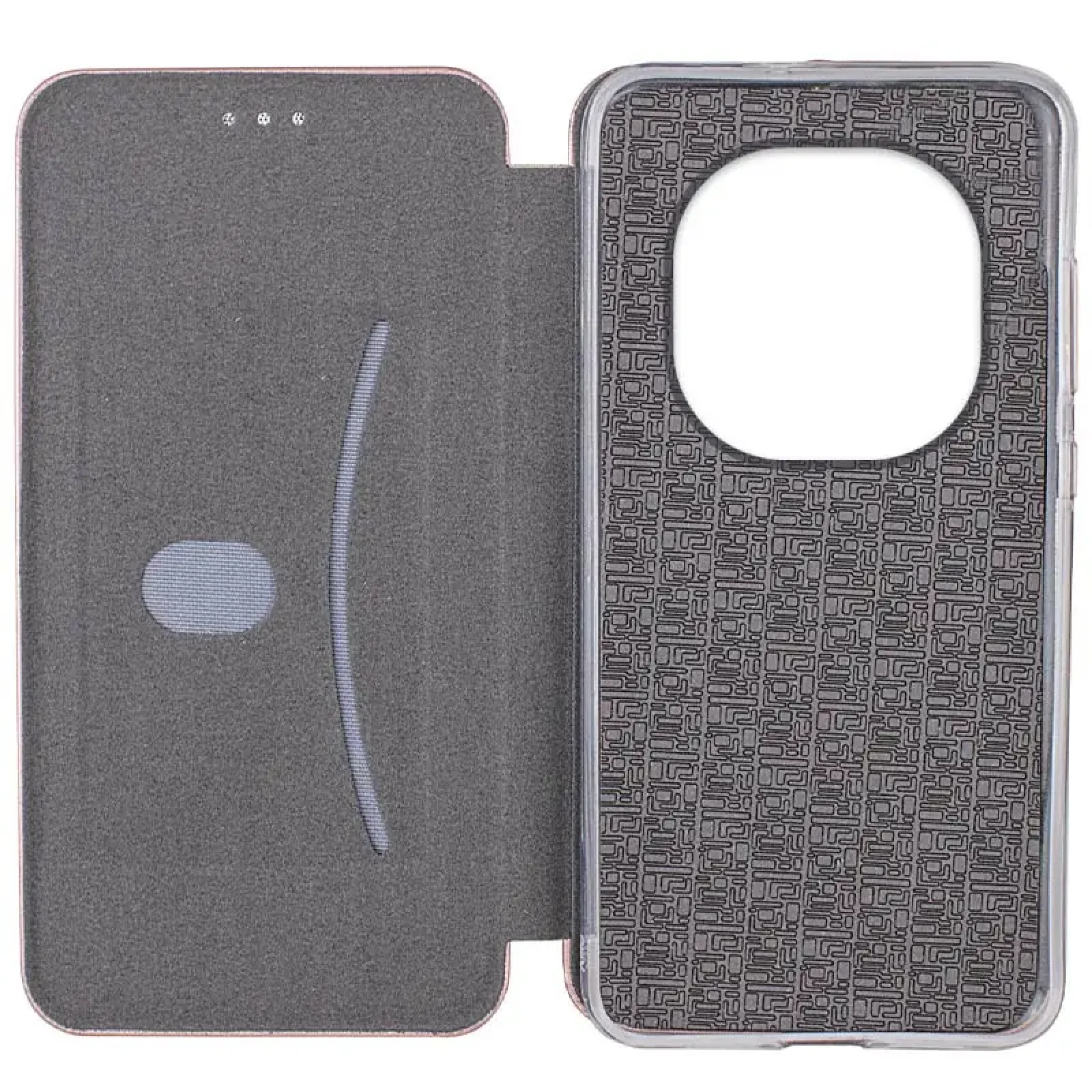 Чехол Classy PU Case для Xiaomi Redmi Note 14 Pro 4G Gold