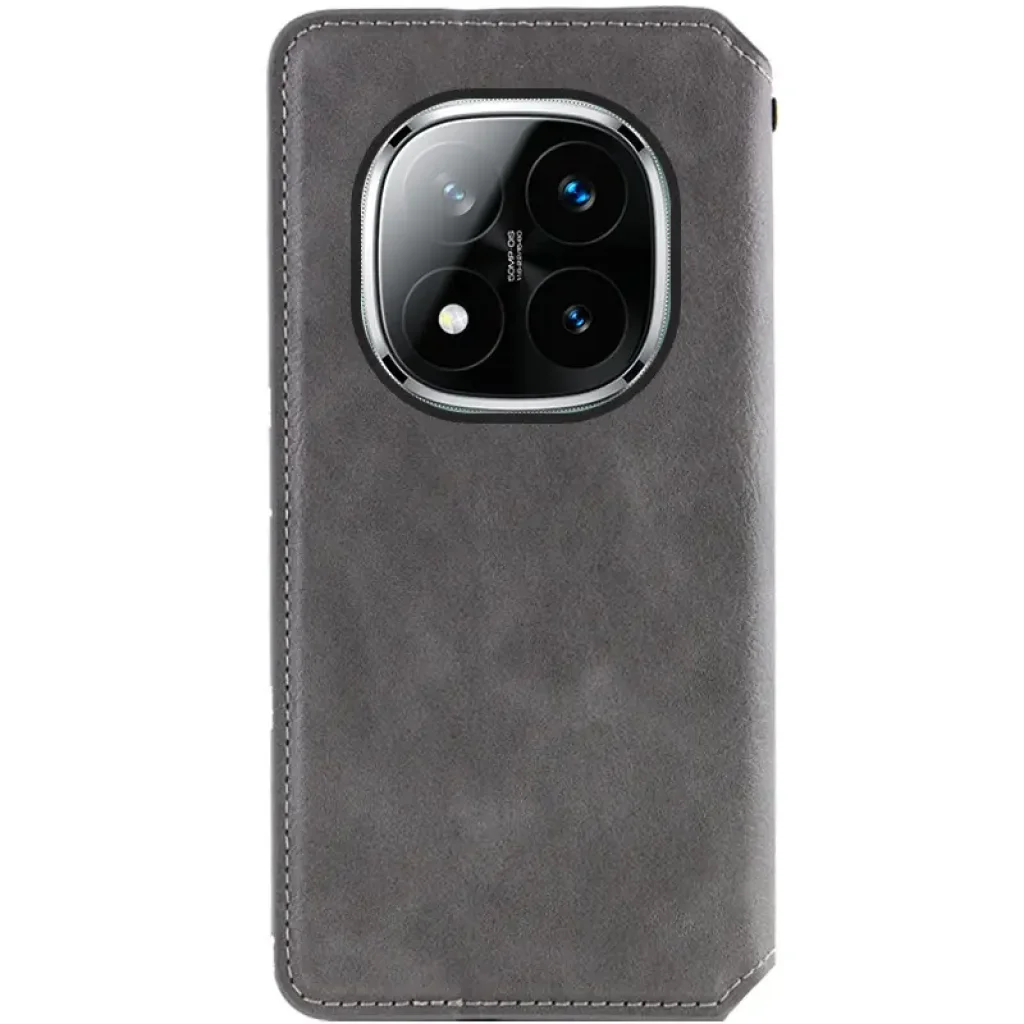 Чехол Getman Cubic PU Case для Xiaomi Redmi Note 14 Pro 4G Grey
