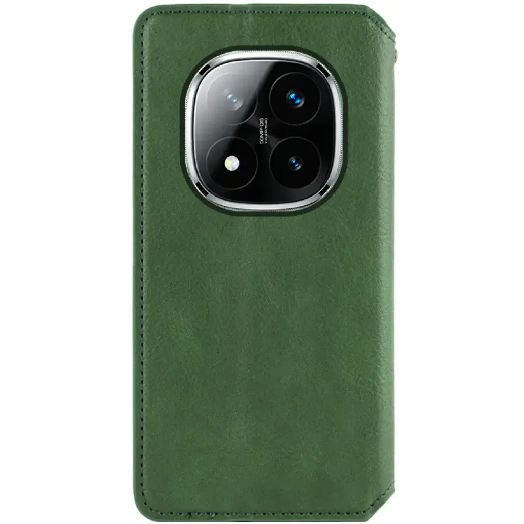 Чехол Getman Cubic PU Case для Xiaomi Redmi Note 14 Pro 4G Green