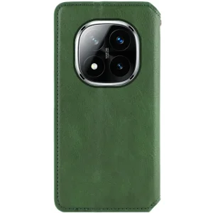 Чехол Getman Cubic PU Case для Xiaomi Redmi Note 14 Pro 4G Green