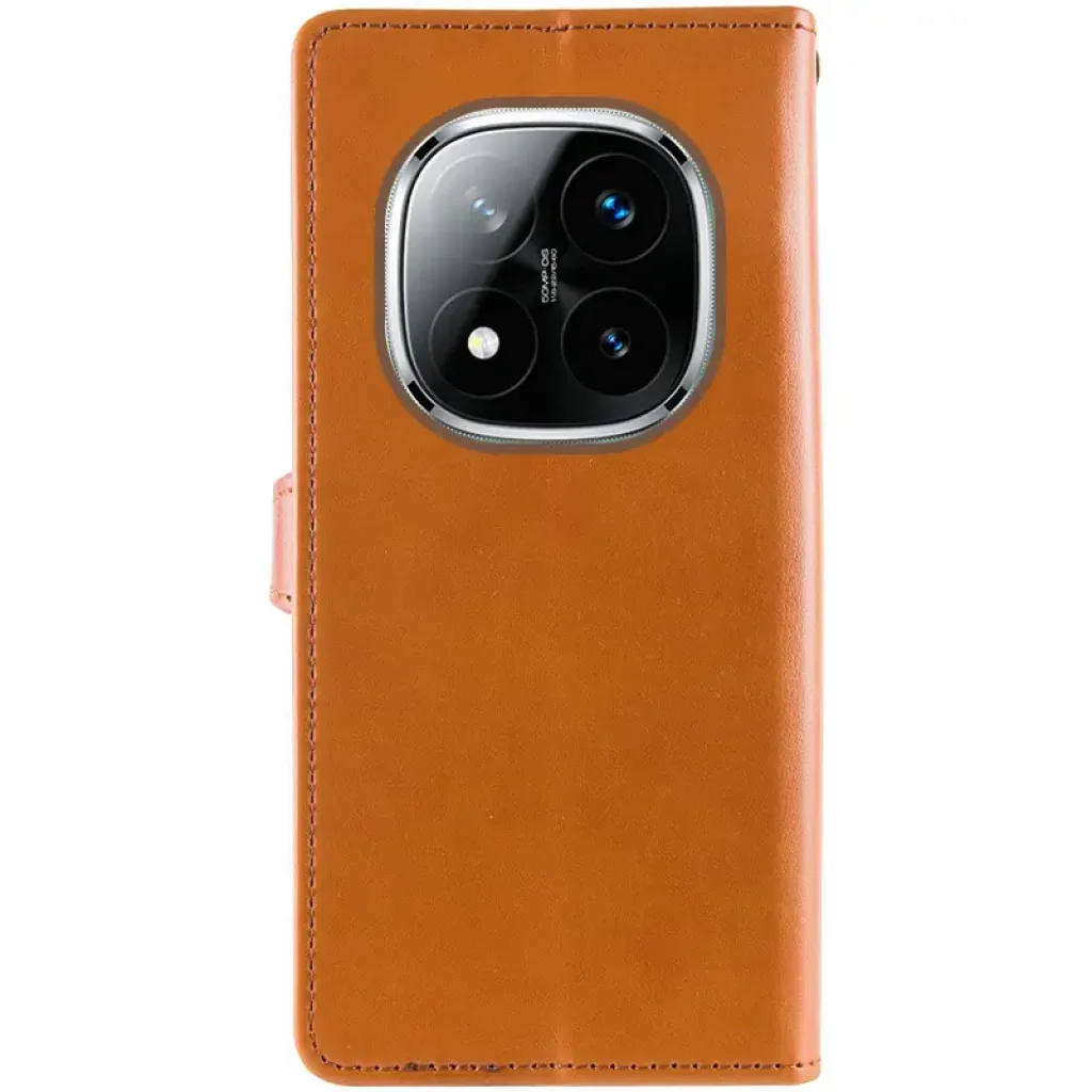 Чохол Getman Gallant PU Case для Xiaomi Redmi Note 14 Pro 4G Brown