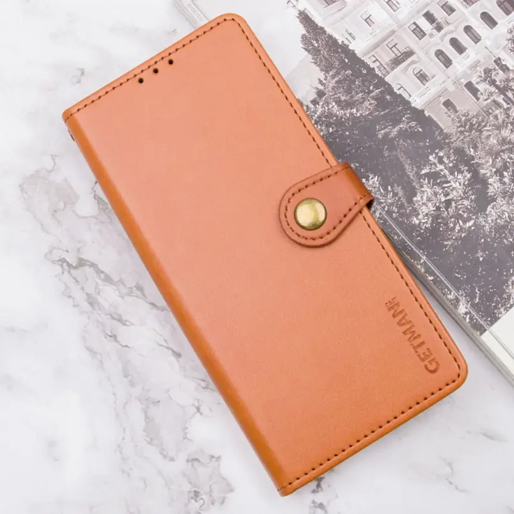 Чохол Getman Gallant PU Case для Xiaomi Redmi Note 14 Pro 4G Brown
