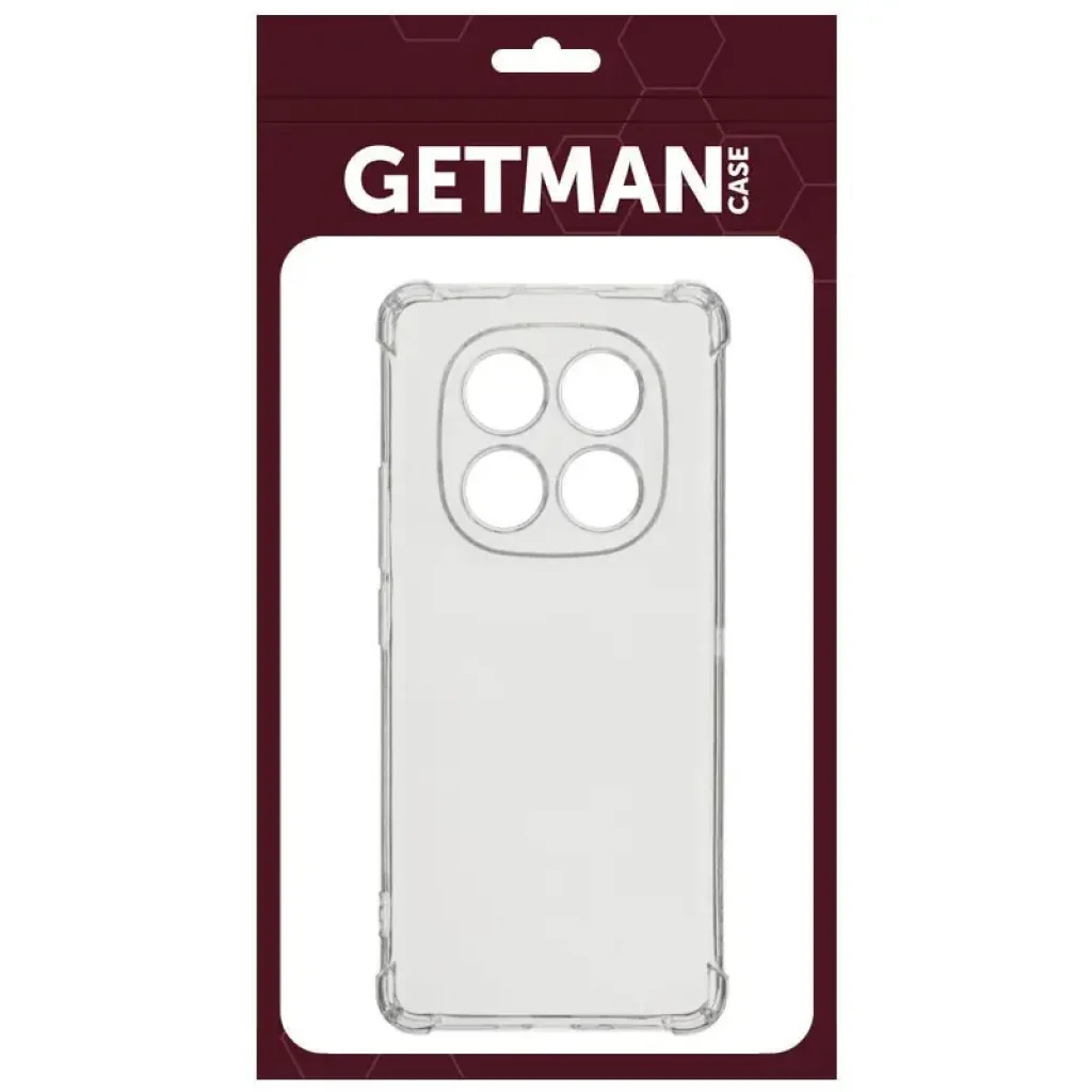 Чохол Getman Ease Logo TPU Case Transparent Full Camera для Xiaomi Redmi Note 14 Pro 4G