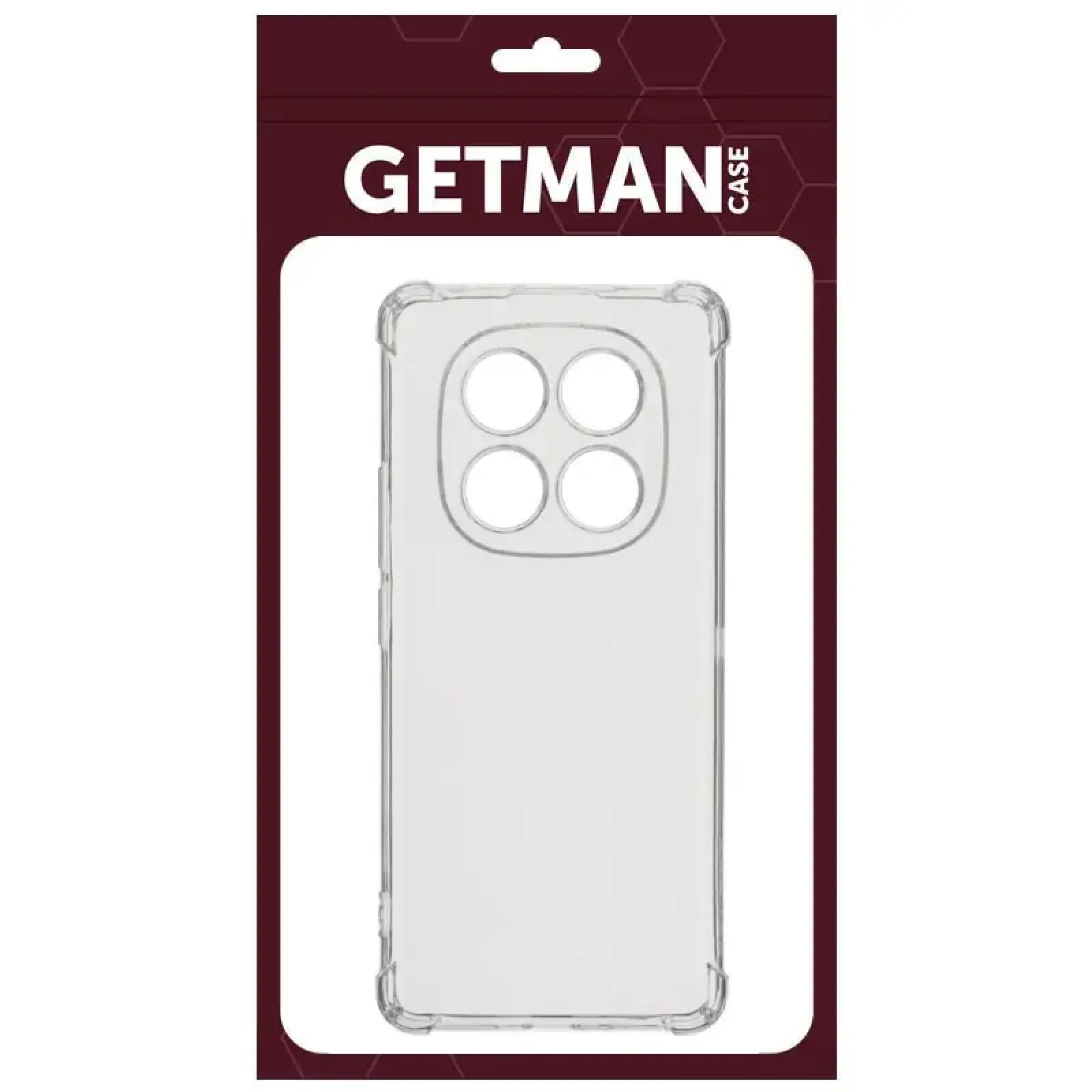 Чехол Getman Ease Logo TPU Case Transparent Full Camera для Xiaomi Redmi Note 14 Pro 4G