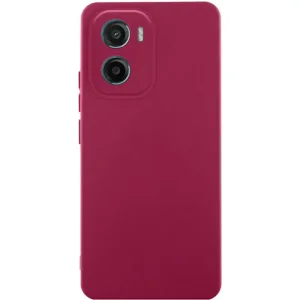Чохол Silicone Cover Ummi Lakshmi Full Camera (AA) для Motorola Moto G05, Motorola Moto E15 4G Marsala