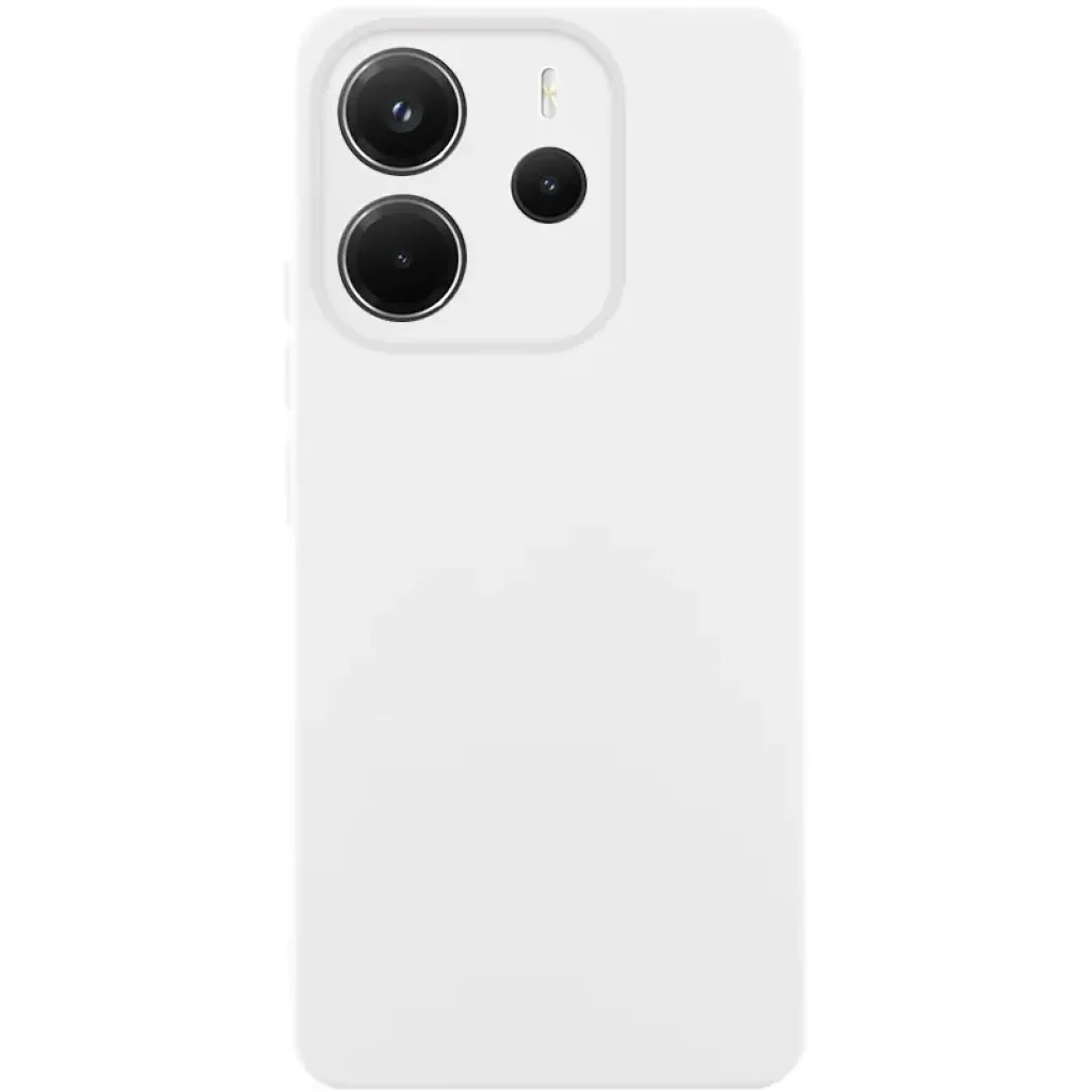 Чохол Silicone Cover Lakshmi Full Camera (AA) для Xiaomi Redmi Note 14 4G White