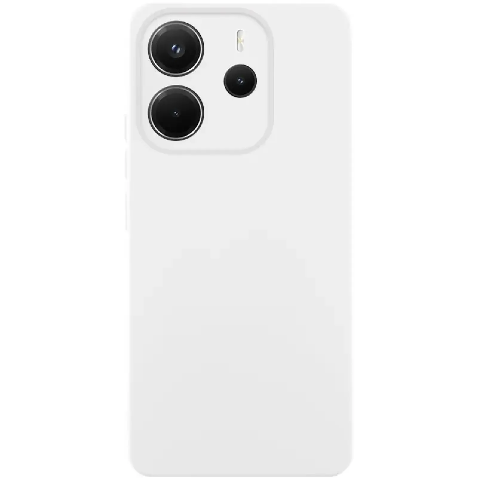 Чехол Silicone Cover Lakshmi Full Camera (AA) для Xiaomi Redmi Note 14 4G White