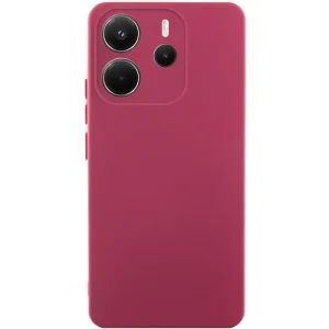 Чохол Silicone Cover Lakshmi Full Camera (AA) для Xiaomi Redmi Note 14 4G Marsala