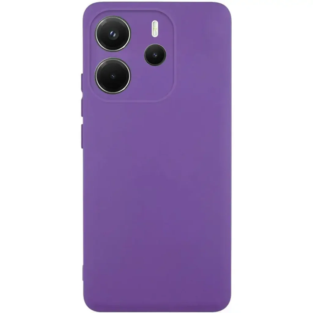 Чохол Silicone Cover Lakshmi Full Camera (AA) для Xiaomi Redmi Note 14 4G Amethyst