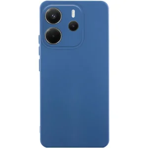 Чохол Silicone Cover Lakshmi Full Camera (AA) для Xiaomi Redmi Note 14 4G Navy Blue