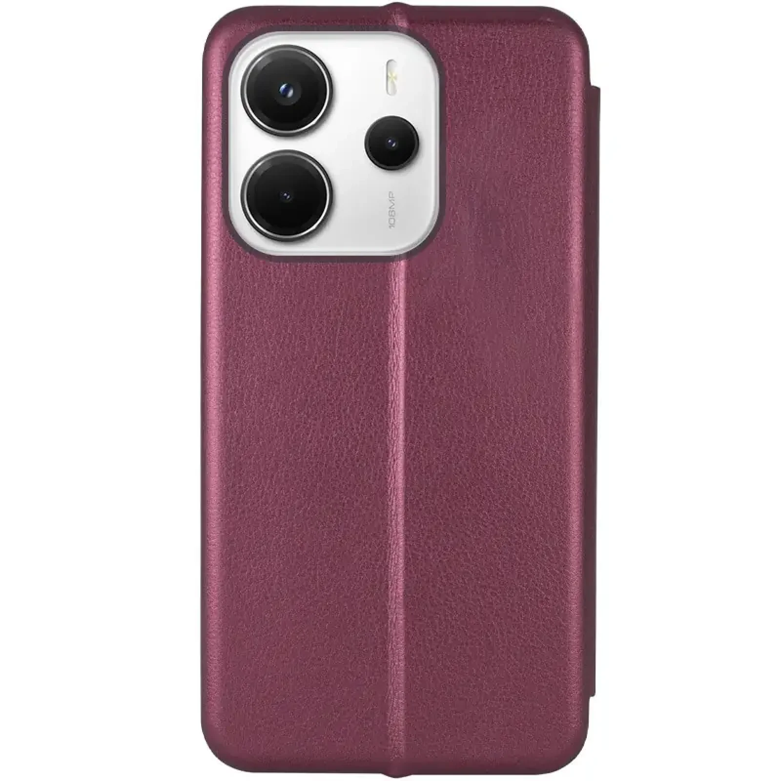 Чохол Classy PU Case для Xiaomi Redmi Note 14 4G Bordo