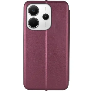 Чохол Classy PU Case для Xiaomi Redmi Note 14 4G Bordo