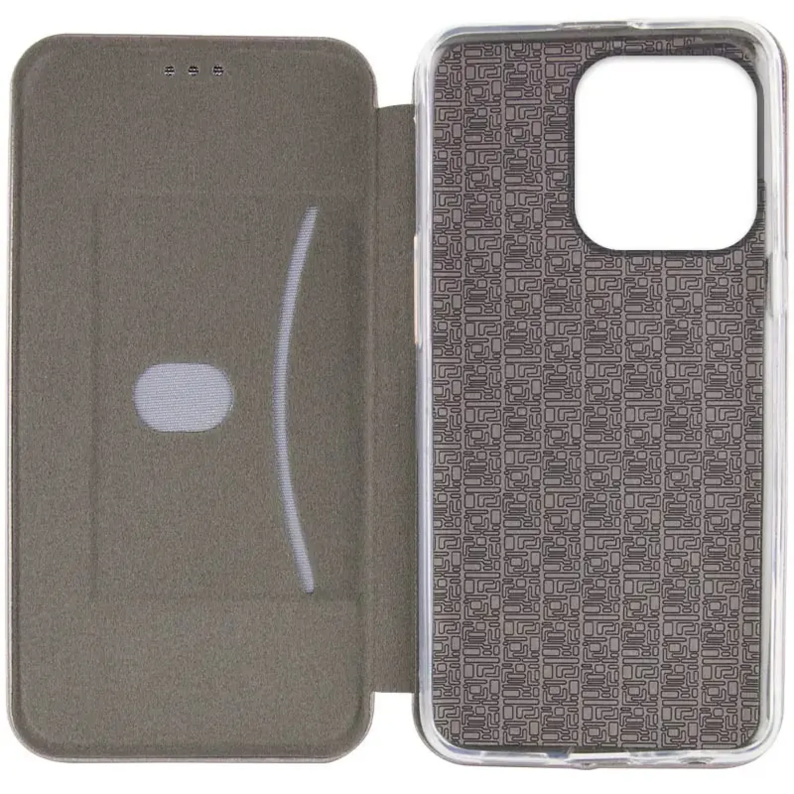 Чохол Classy PU Case для Xiaomi Redmi Note 14 4G Grey