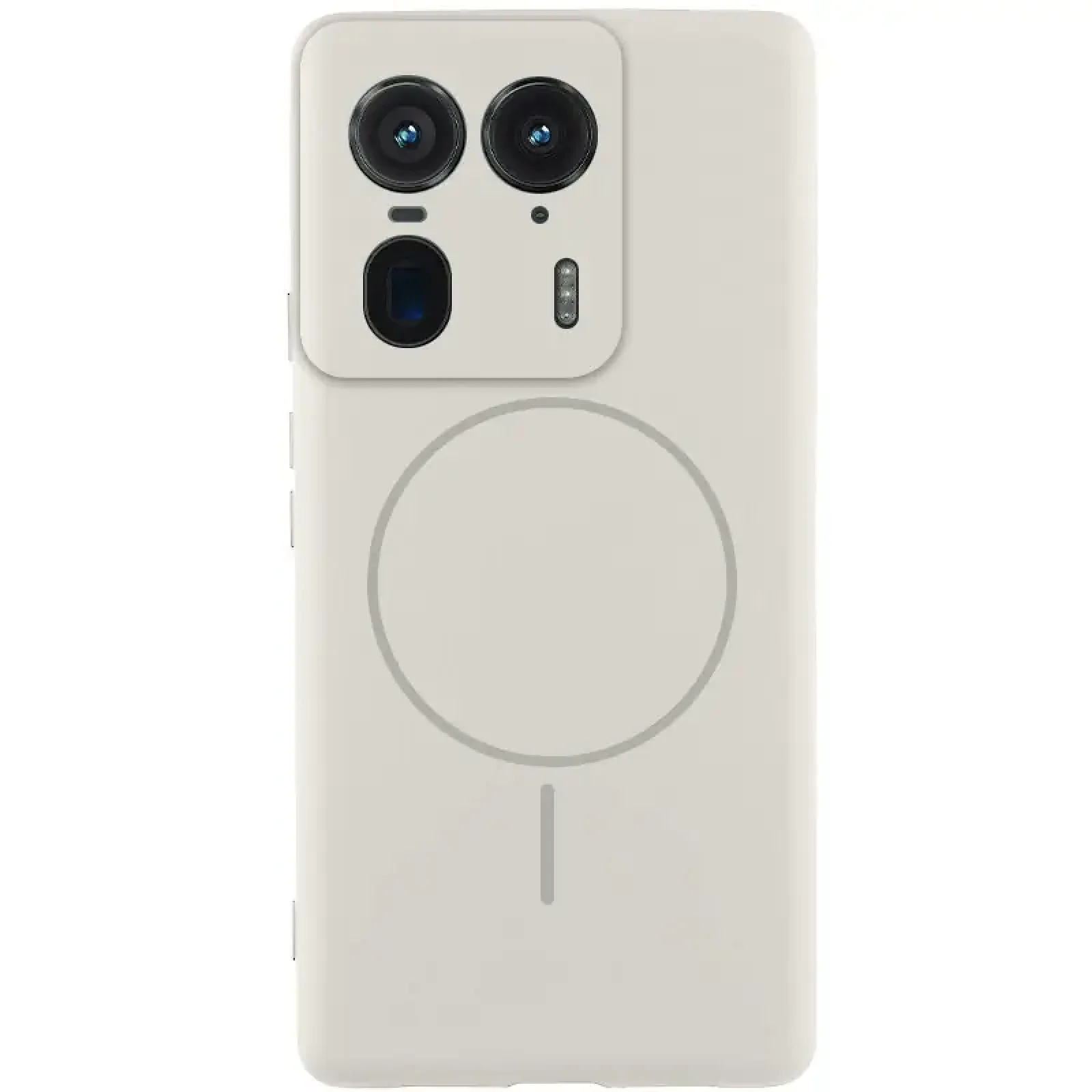 Чехол Silicone Cover Lakshmi Full Camera (AA) with MagFit для Motorola Edge 50 Ultra White