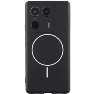Чехол Silicone Cover Lakshmi Full Camera (AA) with MagFit для Motorola Edge 50 Ultra Black