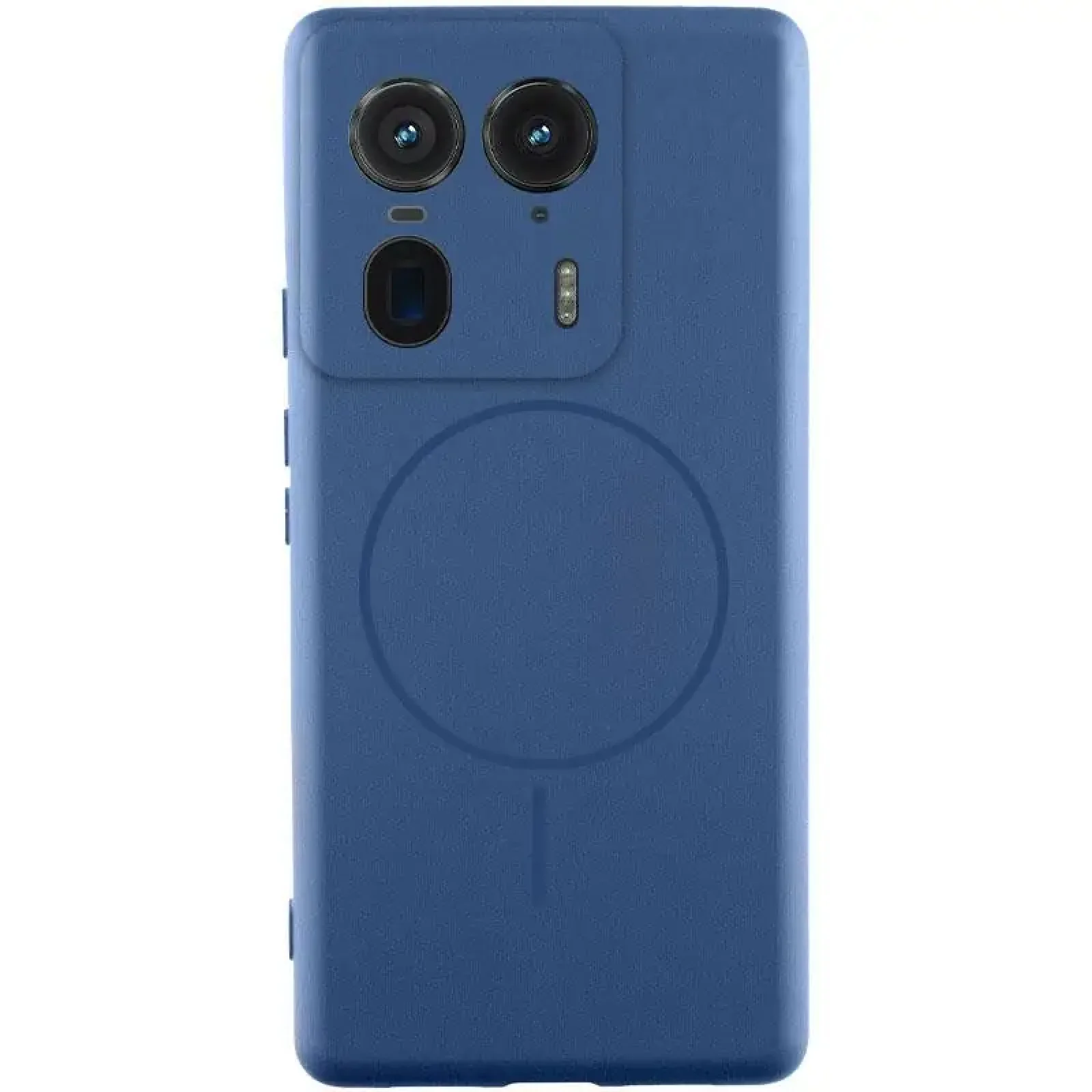 Чохол Silicone Cover Lakshmi Full Camera (AA) with MagFit для Motorola Edge 50 Ultra Navy Blue