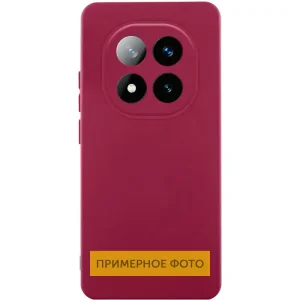 Чохол Silicone Cover Lakshmi Full Camera (AA) для Xiaomi Redmi A5, Poco C71 Marsala