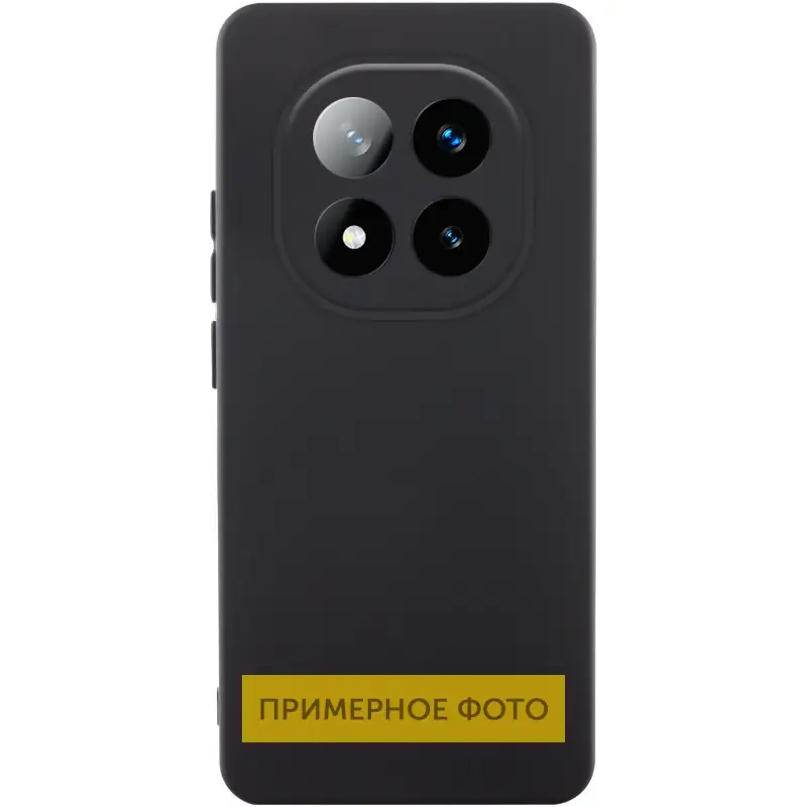 Чохол Silicone Cover Lakshmi Full Camera (AA) для Xiaomi Redmi A5, Poco C71 Black
