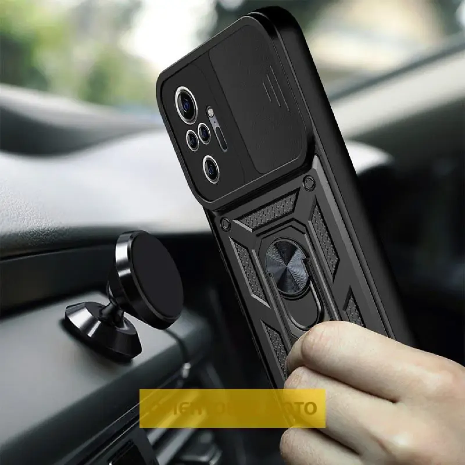 Чохол Camshield Serge Ring для Xiaomi Redmi A5, Poco C71 Black