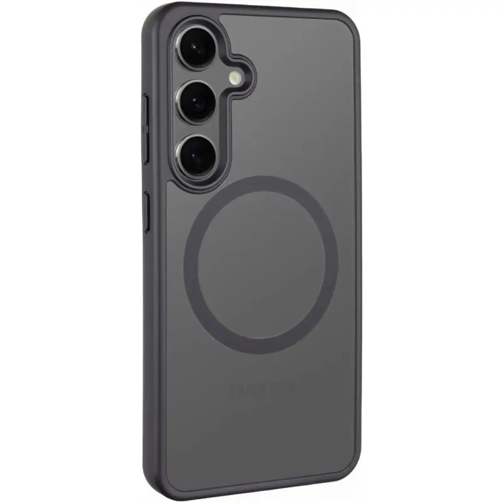 Чохол TPU+PC Metal Buttons with MagSafe Colorful для Samsung Galaxy S25 Edge Black